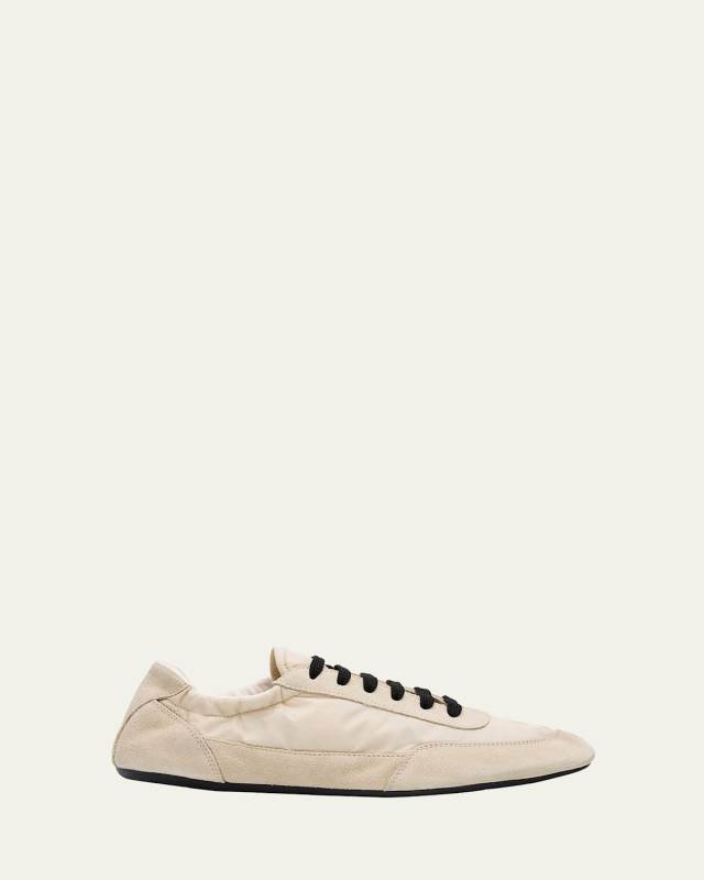Collapse Low-Top Suede Sneakers